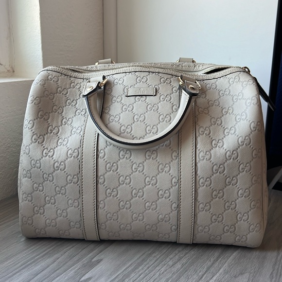 Gucci Guccissima Boston bag Authentic leather - Picture 10 of 16